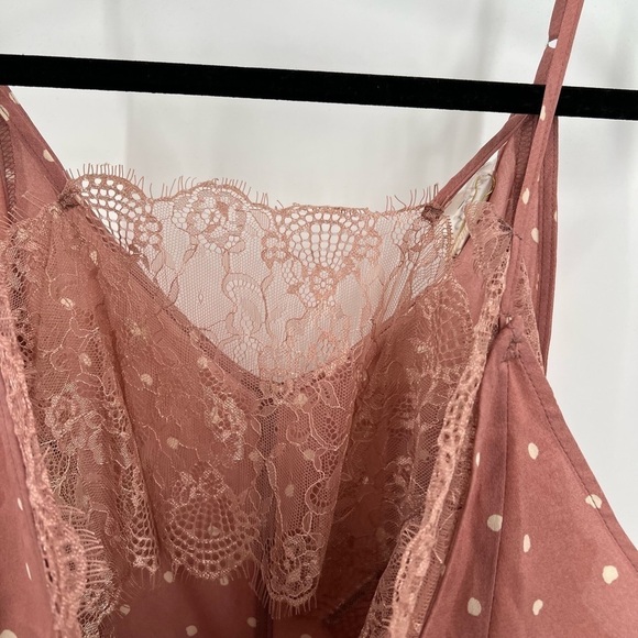 Tank Top Lace liner Large Polka Dot - Picture 2 of 7